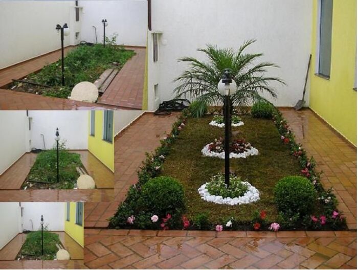 ideia-jardim-simples Jardim Simples: Como montar um pequeno e bonito jardim gastando pouco